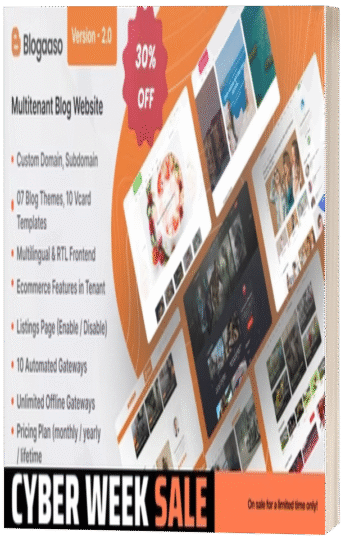 Multitenancy Bloging Website SAAS